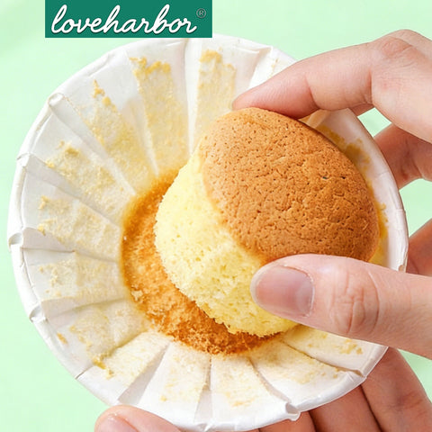 Loveharbor White Muffin Paper Cup