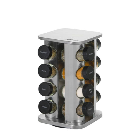 Revolving Herb & Spice Rack Set Jar -16 Jars