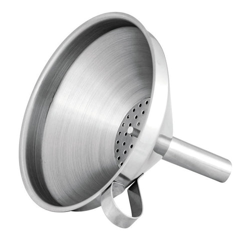 12cm Funnel With Filter - Stainless Steel