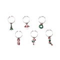 Wine Charms - Enamalled Christmas