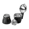 Tiramisu 9 Cup Aluminum Espresso Maker / Charcoal