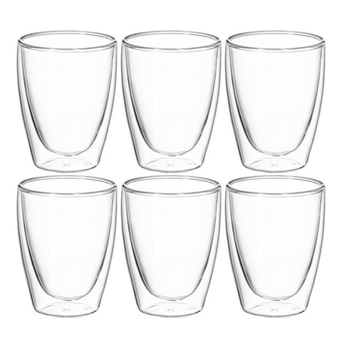 Caffe Twin Wall Glass Set of 6 - 250ml