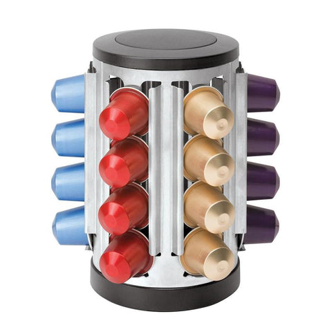 Turin Stainless Steel Rotating Coffee Capsule Holder