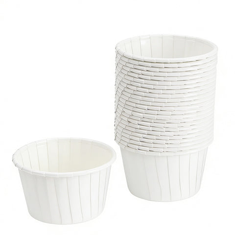 Loveharbor White Muffin Paper Cup