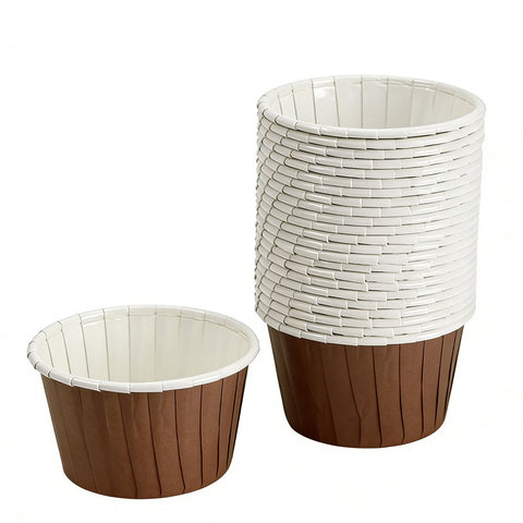 Loveharbor White Muffin Paper Cup