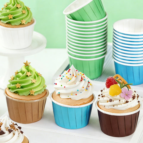 Loveharbor White Muffin Paper Cup