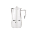 Art Deco Espresso Maker - 2 Cup / 100ml - Stainless Steel