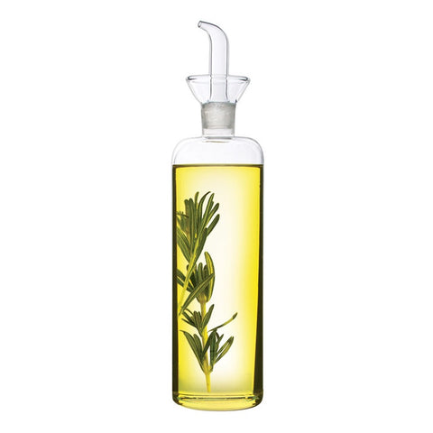 Glass Slender Oil And Vinegar Cruet 500ml