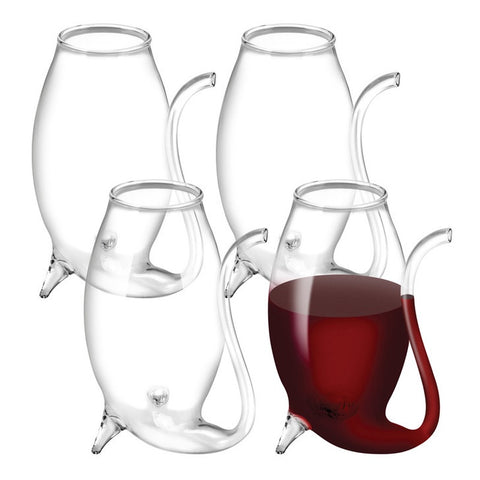 Glass Port Sippers - Set Of 4
