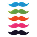 Moustache Glass Markers - Set Of 8