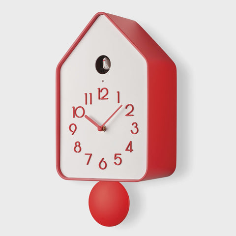 Home QQ-Up Cuckoo Wall Clock with Pendulum