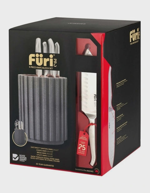 Pro Radial Block Flint Terrazzo 5 Piece