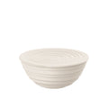 M Bowl with Lid Earth - Milk White