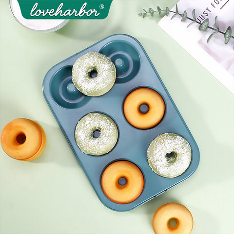 Loveharbor Green Earth Non-Stick Donut Pan