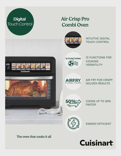 Air Crisp Pro Oven - Black