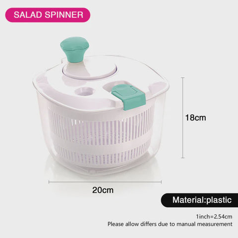 Salad Spinner 21cm, Aquamarine