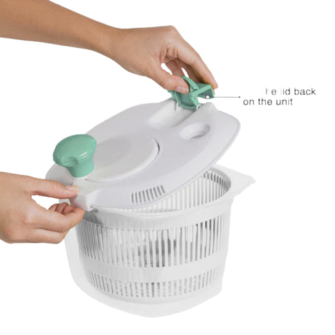 Salad Spinner 21cm, Aquamarine