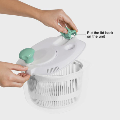 Salad Spinner 21cm, Aquamarine