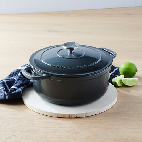 Round French Oven - Caviar(3 Sizes)