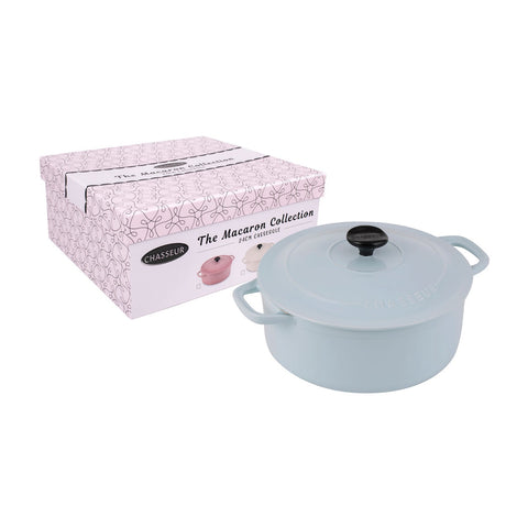 Macaron Collection 24cm Casserole - Duck Egg Blue