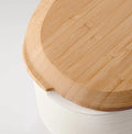 Earth container for bread and confectionery White