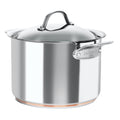 Le Cuivre 24x17cm / 7.6L Stock Pot with Lid