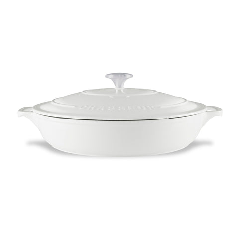 Low Round Casserole 30cm / 2.5L - Brilliant White