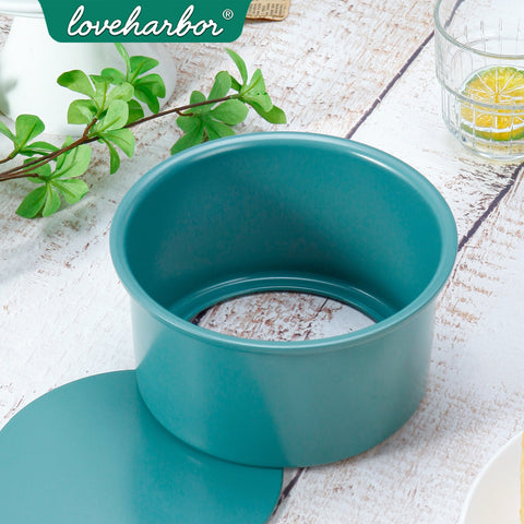 Loveharbor Green Earth Round Cake Pan With Removable Bottom