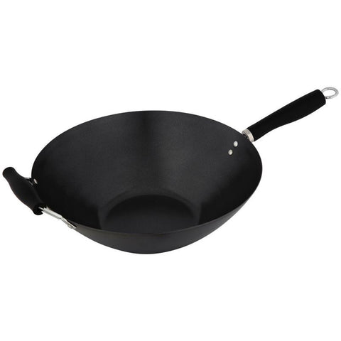 Non-Stick Stir Fry Wok W/Black Handle - 35Cm