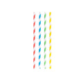 Papers Straws 20cm Set of 50 - Rainbow