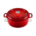 Gourmet Round French Oven Cast Iron / Crimson / 4L