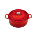 Gourmet Round French Oven Cast Iron / Crimson / 4L