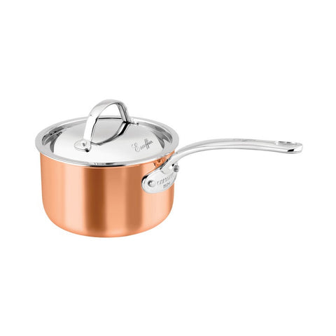 Escoffier Induction Saucepan - Copper(3 Sizes)