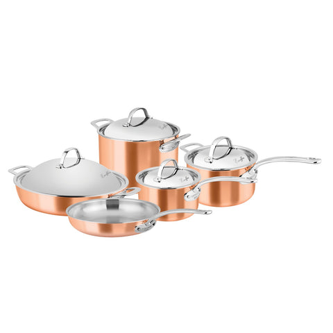 Escoffier Induction 5pc Set - Copper