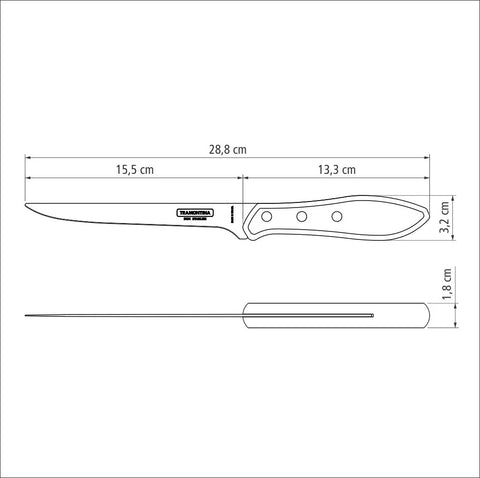 3 Piece Boning Set with Poly Wood Handles
