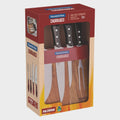 Churrasco Barbecue Knife Block 5 Piece - Brown