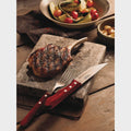Churrasco Jumbo Steak Knife Set Polywood - Red