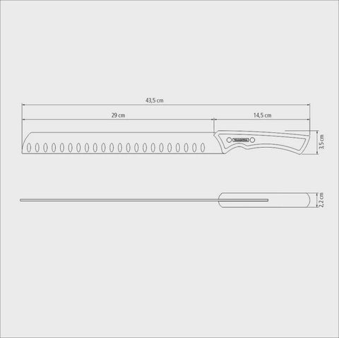 Churrasco Black Collection Brisket Slicer 12" FSC Certified