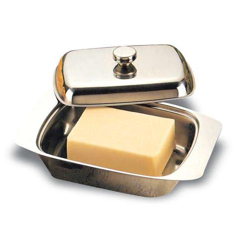 Butter Dish - Stainless Steel with Cover