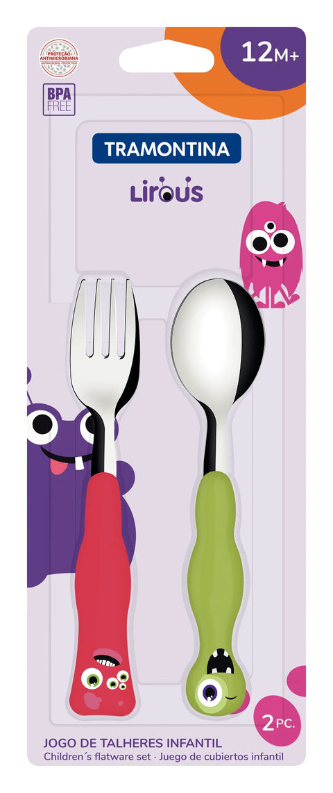 Lirous 2 Piece Colourful Children’s Tableware Set
