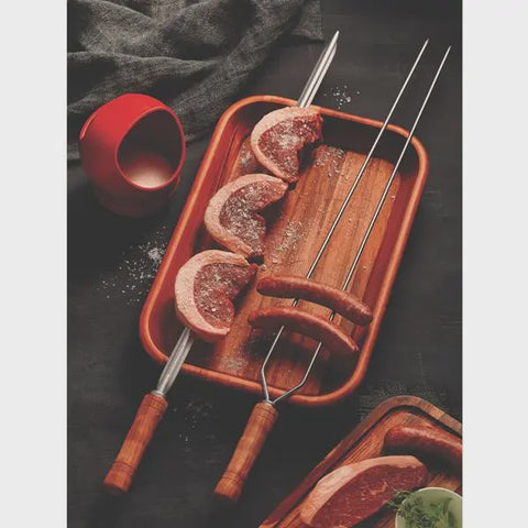Stainless Steel Skewers 65cm
