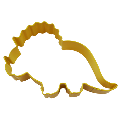 Triceratops Baby Cookie Cutter 10.8cm - Yellow