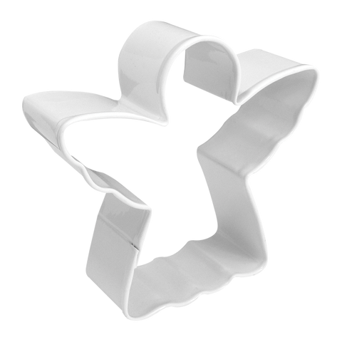 Angel Cookie Cutter 7.75cm - White / White