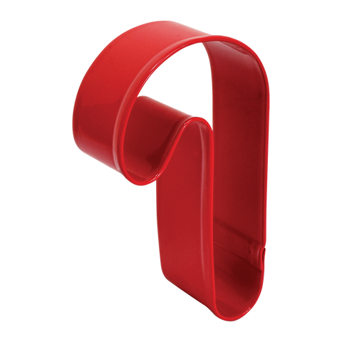 Candy Cane Cookie Cutter 9cm - Red / Red