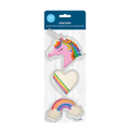 Stainless Steel Unicorn Cookie Cutter Set 3