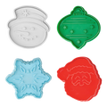 Christmas 3D Cookie Stamp Set 4