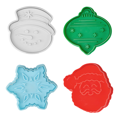 Christmas 3D Cookie Stamp Set 4