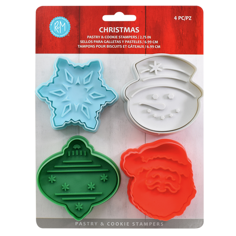 Christmas 3D Cookie Stamp Set 4