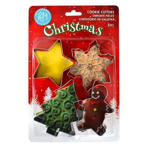 Xmas S/S Cookie Cutter Set 4