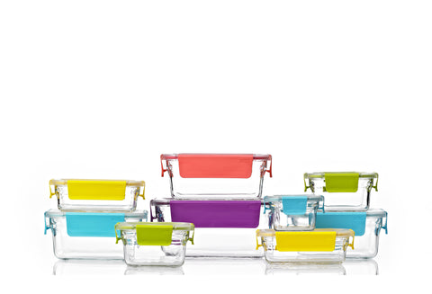 Premium Oven safe Glass Container 9 Piece Set